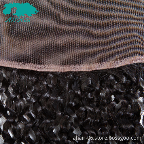Factory Sales 13*4 Human Hair Lace Frontal Raw Virgin Human Hair